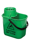 Colour Coded Heavy Duty Bucket w/wringer 15 Litre