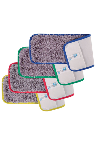 Nano-Ag Antibacterial Microfibre Flat Mop Pack of 5