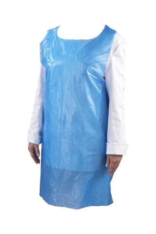 Blue Disposable Aprons (Pack of 100)