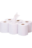 Centre feed White Roll 2 Ply 150 Meter (Pack of 6)