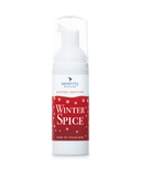 Winter Spice Hand Foam Sanitiser with soothing fragrance, hypoallergenic, effective germ protection.