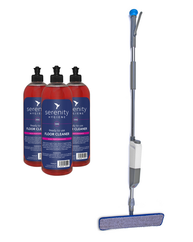 Serenity Hard Floor Misting Mop Kit (Ready To Use)